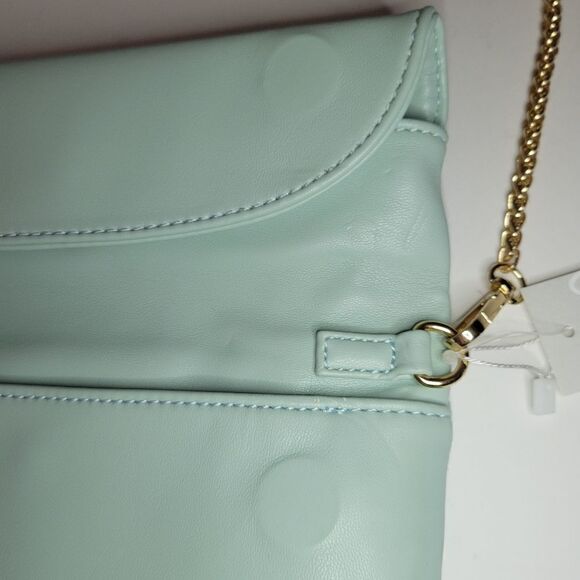 Street Level MINT Green Crossbody Clutch Purse - Picture 8 of 13